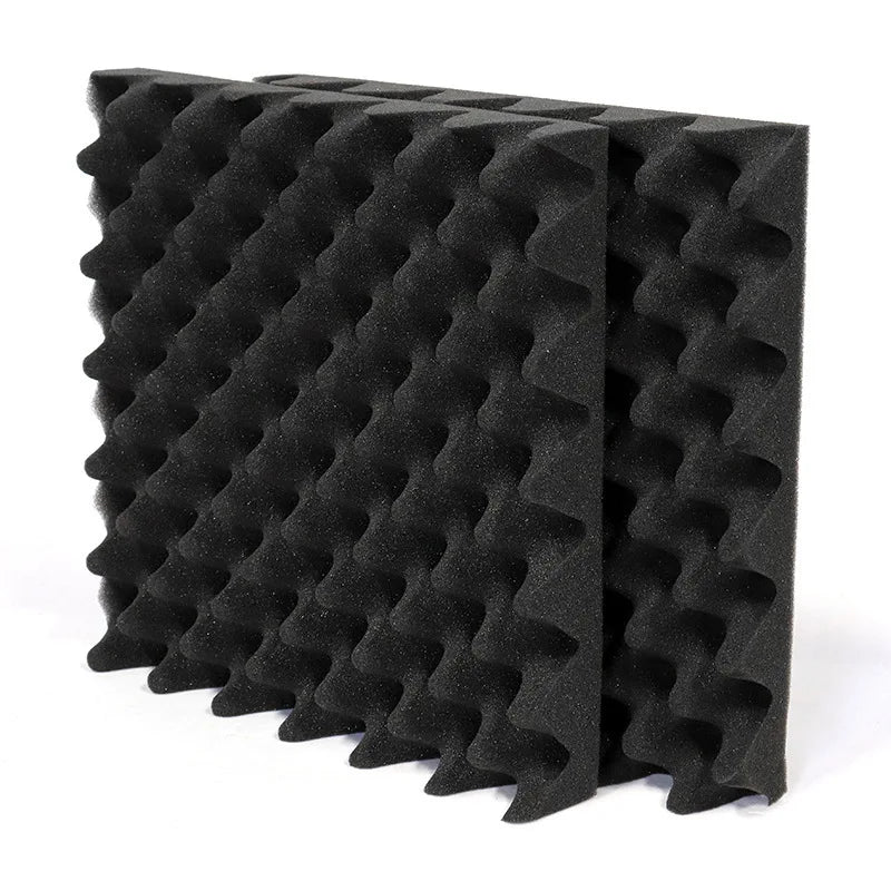 Acoustic Foam Panels – Self-Adhesive Soundproof Wall Tiles