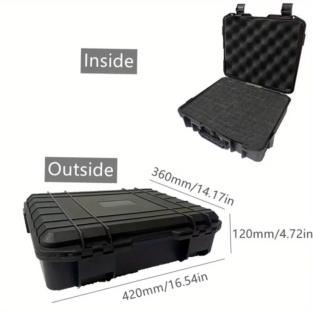 Waterproof Hard Carry Case with Foam Insert – Impact Resistant Protective Storage Box