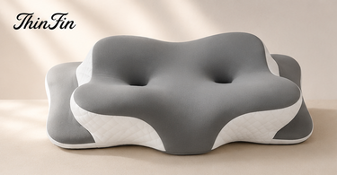 Ergonomic Cooling Memory Foam Pillow for Neck Support