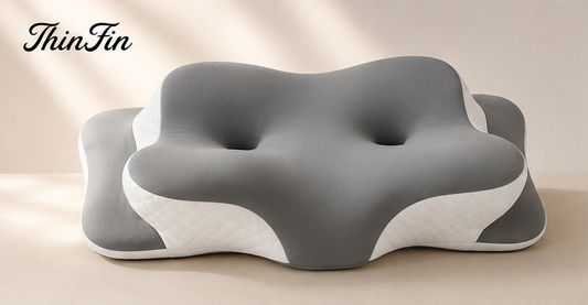 Ergonomic Cooling Memory Foam Pillow for Neck Support