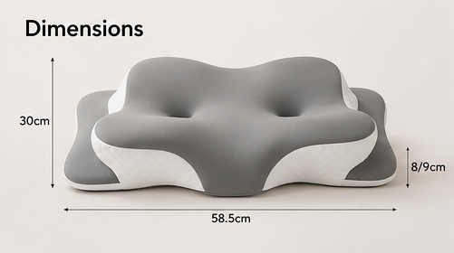 Premium Ergonomic Cooling Memory Foam Pillow