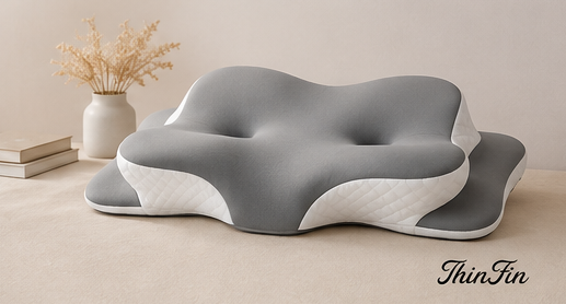 Premium Ergonomic Cooling Memory Foam Pillow