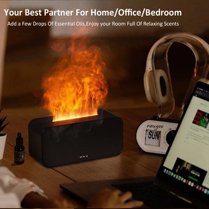 LED Flame Aroma Humidifier