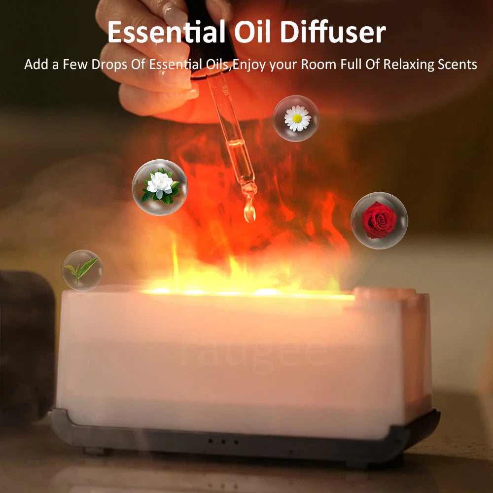 LED Flame Aroma Humidifier
