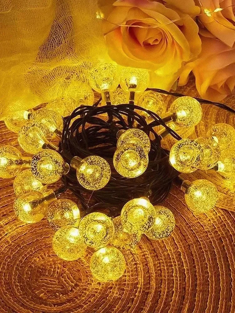 Solar Globe String Lights