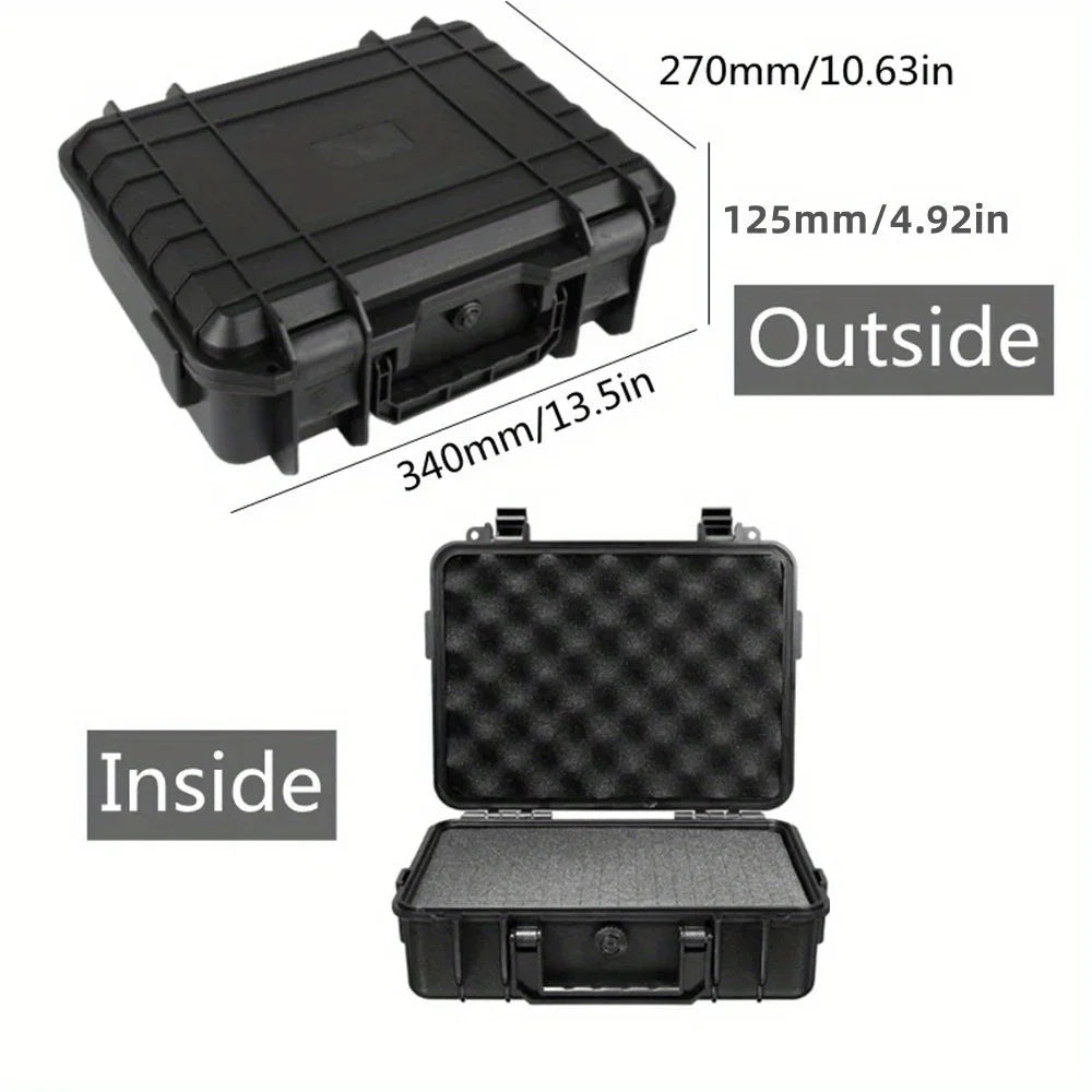Waterproof Hard Carry Case with Foam Insert – Impact Resistant Protective Storage Box