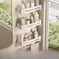 Bathroom Corner Storage Shelf – Wall Mounted Organizer Rack (White)
