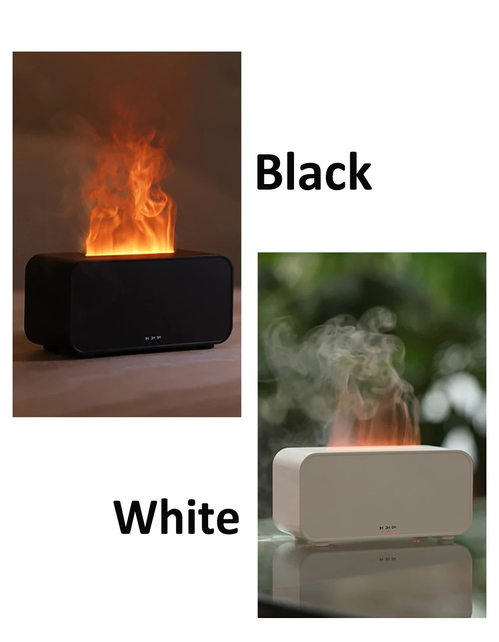 LED Flame Aroma Humidifier