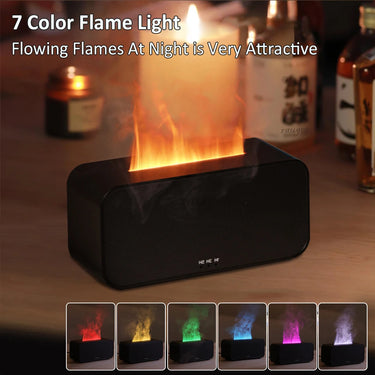 LED Flame Aroma Humidifier