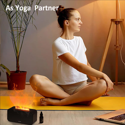 LED Flame Aroma Humidifier