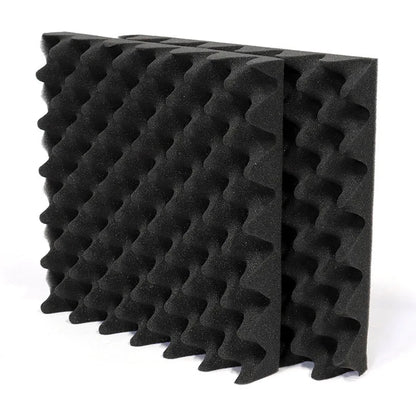 Acoustic Foam Panels – Self-Adhesive Soundproof Wall Tiles