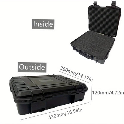 Waterproof Hard Carry Case with Foam Insert – Impact Resistant Protective Storage Box