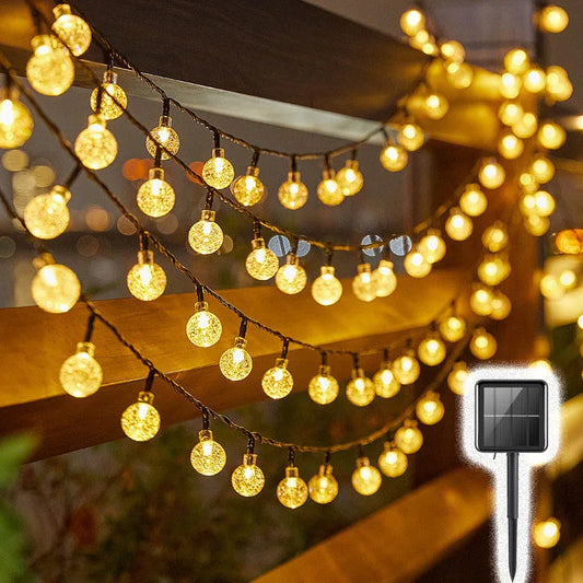 Solar Globe String Lights