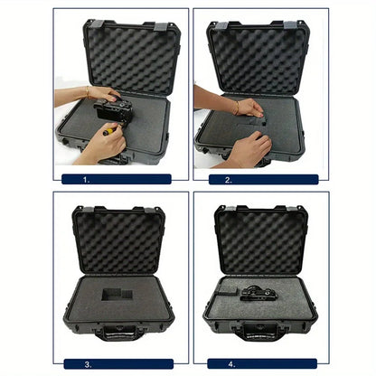 Waterproof Hard Carry Case with Foam Insert – Impact Resistant Protective Storage Box
