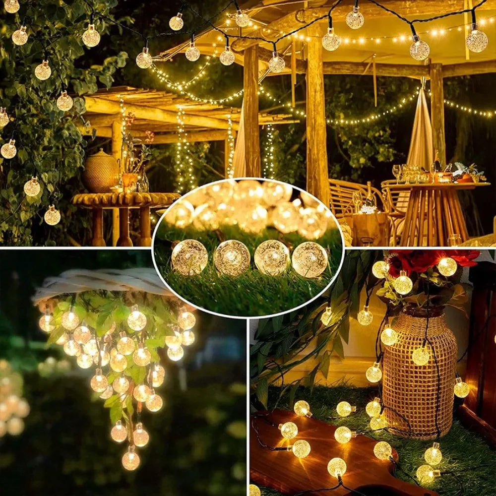Solar Globe String Lights