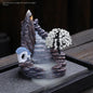 Backflow Incense Burner Waterfall – Ceramic Aromatherapy Holder with Cascading Smoke Effect