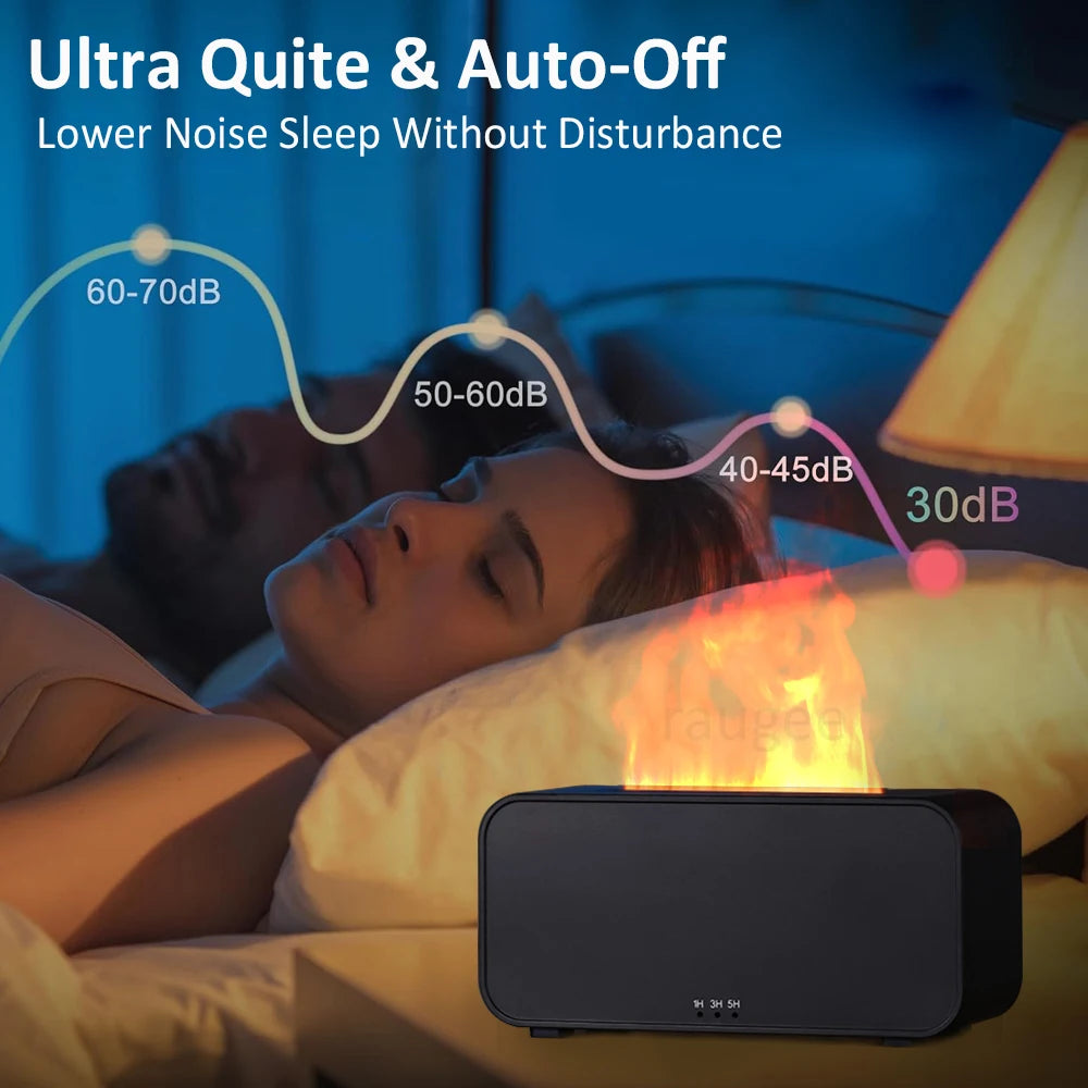 LED Flame Aroma Humidifier